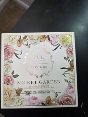 Sephora Secret Garden Eyeshadow Palette - Pink, Cream & Green Accents